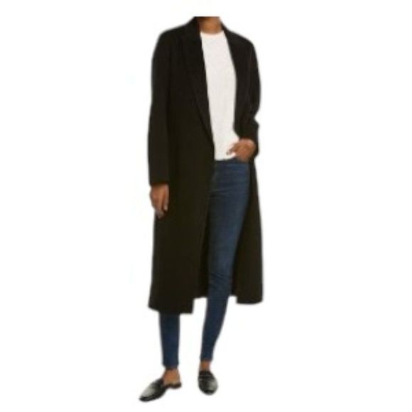 Vince Jackets & Blazers - Vince Classic Straight Coat Black Large NWT (Note)